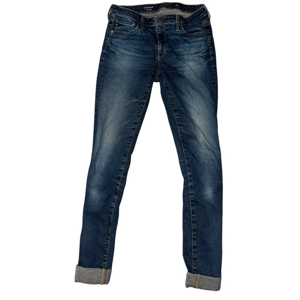 AG Adriano Goldschmied The Legging Super Skinny Ankle Jeans Size 27R